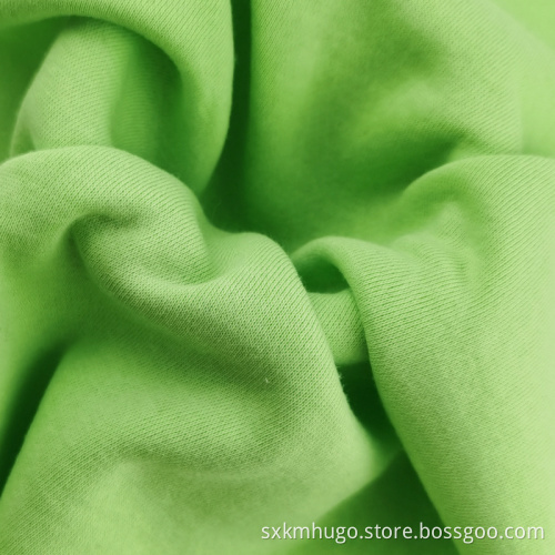 French Terry Fleece Hoodie Knitted Double Yarn Fabric